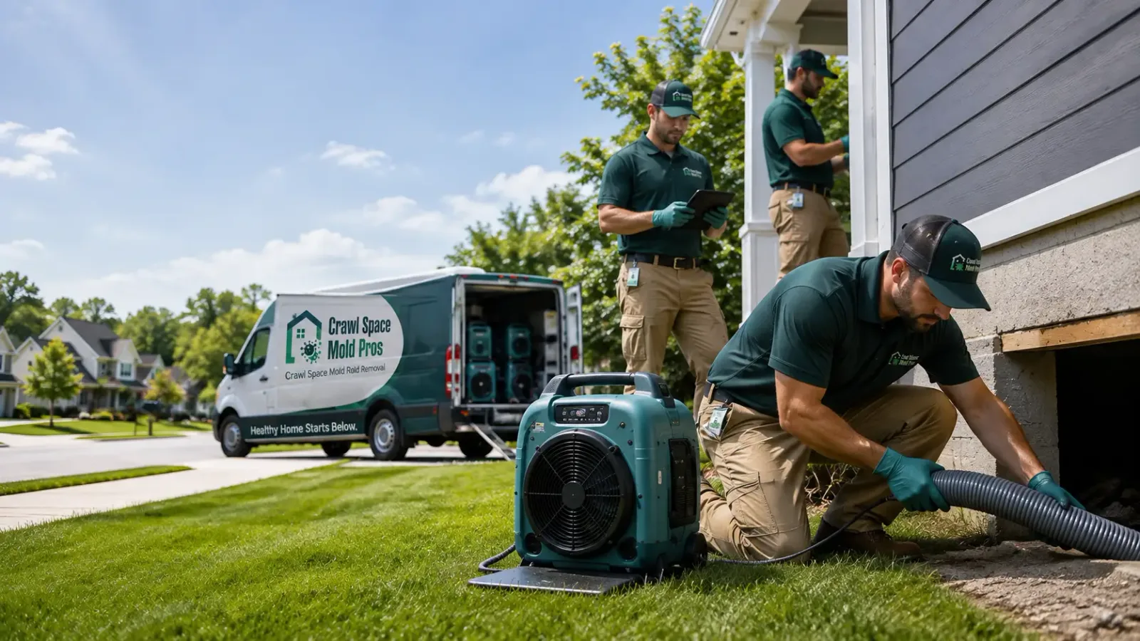 Crawl Space Mold Removal in Necedah, WI